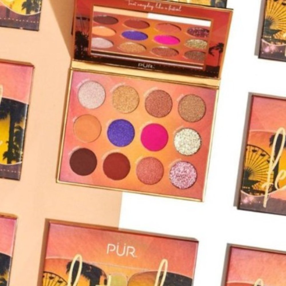 PUR FESTIVAL 12 PIECE EYESHADOW PALETTE NIB